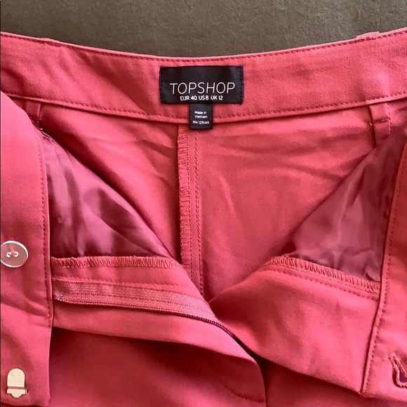topshop pink trouser pant - Picture 4 of 4